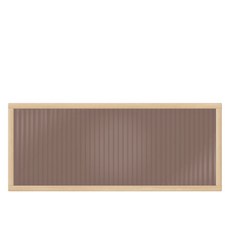 takongpan Clear Island 隔板 直立式 800 x 120 x 300 mm, 自然色 + 棕色