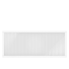 타공판닷컴 클리어 아일랜드 파티션 세로 800 x 120 x 300 mm, 화이트 + 투명