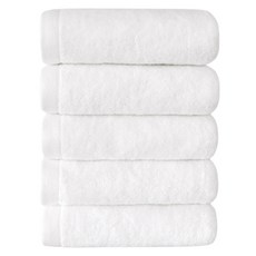 까사베르데 프리미엄 호텔타월 170g 30수 코마사, 화이트, 5개