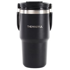 TheMindFul 多功能保溫保冷杯 TMF-600, 600ml, 1個, 黑色