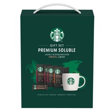 STARBUCKS 星巴克 美式咖啡禮盒, 深度烘焙 50p + 深度烘焙 10p x 2 + 中度烘焙 10p + 馬克杯 260ml, 1套