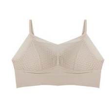 글램공감 올리비아 매쉬 노와이어 캡 브라탑