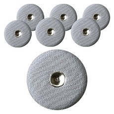 동대문단추왕 싸개 스냅 똑딱이 단추 2종세트 15mm, 그레이, 7세트