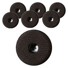 ButtonKing 包布啪鈕 按扣 21mm, 深棕色, 7個