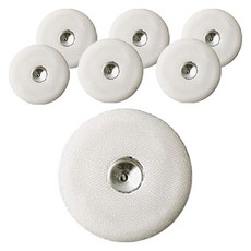 ButtonKing 包布啪鈕 按扣 21mm, 淺米色, 7個