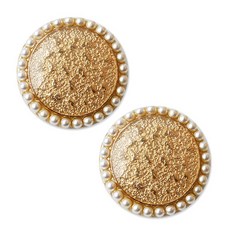 ButtonKing 黛安娜 鈕扣 21mm, 金色, 2個