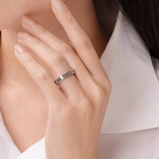 로이드 L DIAMOND 모던 엔드리스 실버 커플링