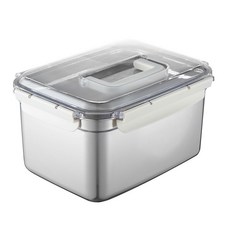 Entumano 304不鏽鋼泡菜桶, 2個, 7L