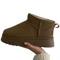 여성용 매그라 통굽 숏털부츠 ZWMM2572