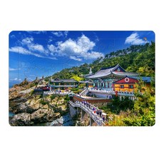 PuzzleGallery 木製不規則益智拼圖 海東龍宮寺, 1個, 40件