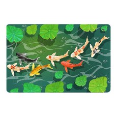 PuzzleGallery Atti 拼圖 有助於預防失智症的木製圖板拼圖 池塘中的鯉魚, 1個, 40件
