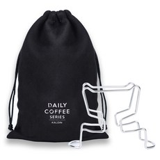 KALDIN 便攜式濾掛椅 + 專用收納袋, 銀色, 1個