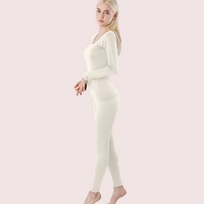 아르메데스 여성용 프리미엄 히트웨이브 발열내의 상하의 세트 AR-44