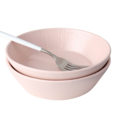 Bloom at home Strisha 大號涼菜碗, 2個, 迷霧玫瑰