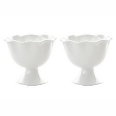 PRELUDE Neo-bone 新骨瓷點心碗, 白色, 2個