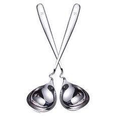 Neotree 304不鏽鋼彎頭迷你上菜湯勺, 單一顏色, 2個