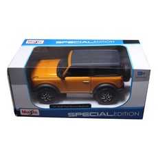 Maisto 1:24 福特 Bronco Badlands 壓鑄模型車, 橘色, 1個