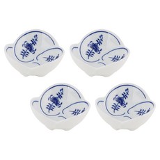 Český porcelán Zwiebelmuster 藍洋蔥圖案醬料碟 CB438, 1套, 混合色