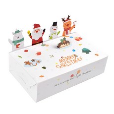 E Home Baking 歡呼角色聖誕盒 1509, 混合色, 10個