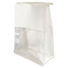 天運包裝 吐司袋 附鐵絲 白色 大, 1個, 50入