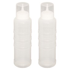 에이엘에스 계량컵 겸용 뚜껑 소스병 특대, 700ml, 2개