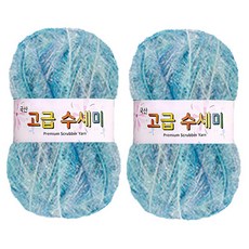 yarna 고급 수세미 나염 뜨개실 80g, 211, 2개