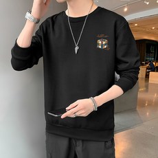 Starbean 男士方塊印花簡約大學T