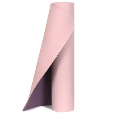 GOMUNARA 雙面TPE瑜珈墊, 1個, 棉色 + 紫色