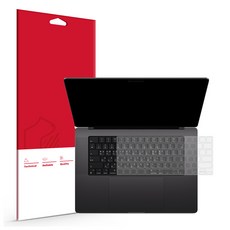 Skoko MacBook Pro 16 M3 Slim TPU鍵盤鍵盤套組, 1套