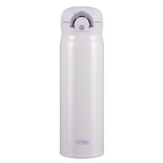 THERMOS 膳魔師 我的設計按壓式保溫瓶 JNR-500K+可愛貼紙組, 粉彩紫(保溫瓶)+隨機出貨(可愛貼紙), 500ml, 1組