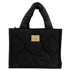 Malolotte 輕量鋪棉防水尿布收納包, 黑色