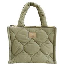 Malolotte 輕量鋪棉媽媽包 日常防水, 卡其色