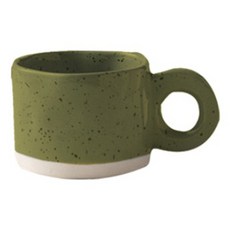 푸코 오레오 카페 머그컵 280ml, 모스 그린, 1개