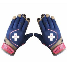 MONCROSS SWITZERLAND 釣魚手套 3指切 雙手套組 MQWN-000QNB, 海軍藍, 1個