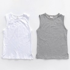 adorebebe 兒童層次感無袖上衣2件組