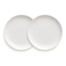 ZEN New Flute 8 1/2 盤, 白色, 單品, 2個