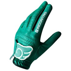 INCONTRO 男女通用 Angel 彩色高爾夫手套 左手用, 深綠色, 1個