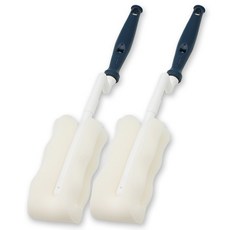 베이비베어 국내 제조 젖병솔, 2개, 네이비