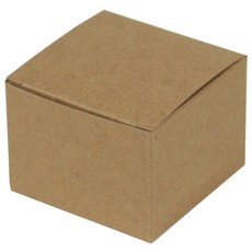 Inp 素面單入盒 8x8x6cm, 50個, 牛皮紙