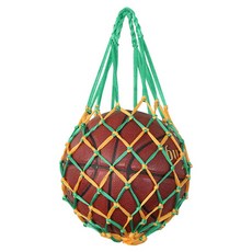 씨밀레 두꺼운 그물 공 가방, 그린 + 옐로우, 1개