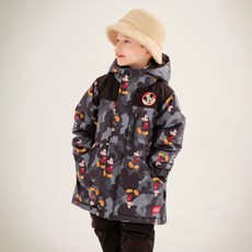 JELISPOON 兒童迪士尼米老鼠感色彩組合滑雪服套頭衫