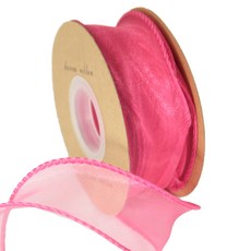 아이엔피 오간디리본 40mm, 12 로즈레드, 9m, 1개