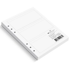 Recoz 6孔大容量補充紙 03 3層, 1個, 100入