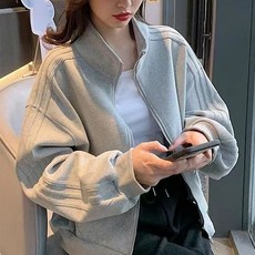 Goodif 女性現代立領飛行夾克