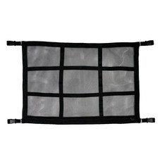 Easy 第4代 車用天花板收納網, 1個, 黑色