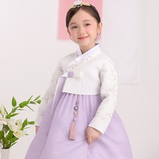 YegaHanbok 女童款7036紫羅蘭飄逸韓服套裝