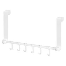 Nature Living Monoble 寬度可調式門後掛鉤 6鉤, 單一顏色, 1個