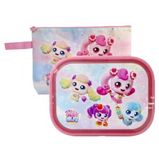 Reburn 糖醋 Catch Tiniping 不鏽鋼盤+袋子套裝, 餐盤+蓋子+收納袋, 混色, 1組