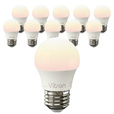 LISHIN Vitson LED燈泡燈串小燈泡 3W E26, 燈泡色, 10個