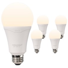 비츠온 A 벌브 메가맨 LED 전구 14W 화이트, 5개